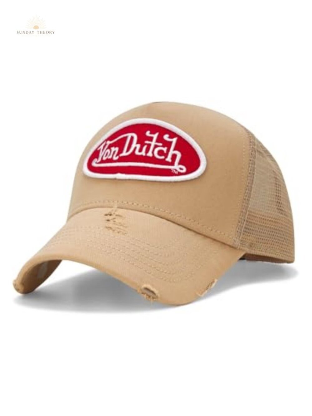 Von Dutch Unisex Trucker Hat Retro Solid Mesh Snapback Cap Adjustable
